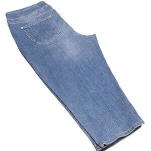 LIKE NEW DOLCEZZA HIGH-RISE DENIM CAPRIS 18W/34x20 ⭐️